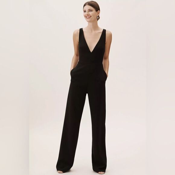 BHLDN x Badgley Mischka Tayah Jumpsuit/ size 4 - Picture 4 of 12